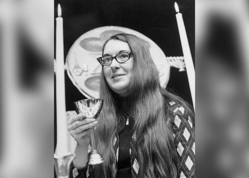 1972: The first woman rabbi, Sally Priesand, is ordained by the Hebrew Union College-Jewish Institute of Religion